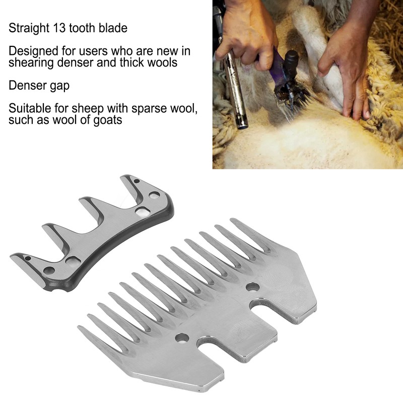 Sheep Shears Blade Straight 13 Tooth Electric Wool Cutter Goat