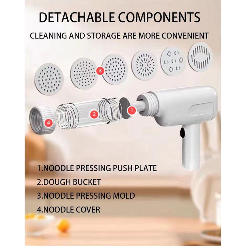 Handheld Electric Noodle Machine, Portable Italian Noodle Making Machine With