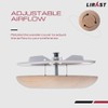 LIRAST 5 inch Resin Free Wood Diffuser - Round Sauna