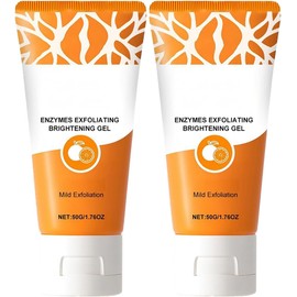 Orange Enzymes Exfoliating Gel Purifying Scrub Deep Cleans Pores All Skin (2pcs)