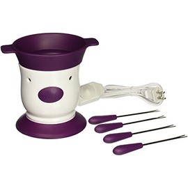 Velata Fun Fondue Huckleberry Pedestal Fondue Warmer