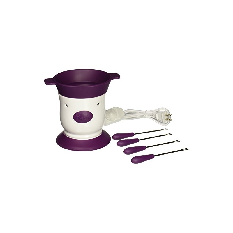 Velata Fun Fondue Huckleberry Pedestal Fondue Warmer