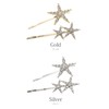 VingTAINE H7532-S Bijou Star Hair Pin, Set of 2, Star,