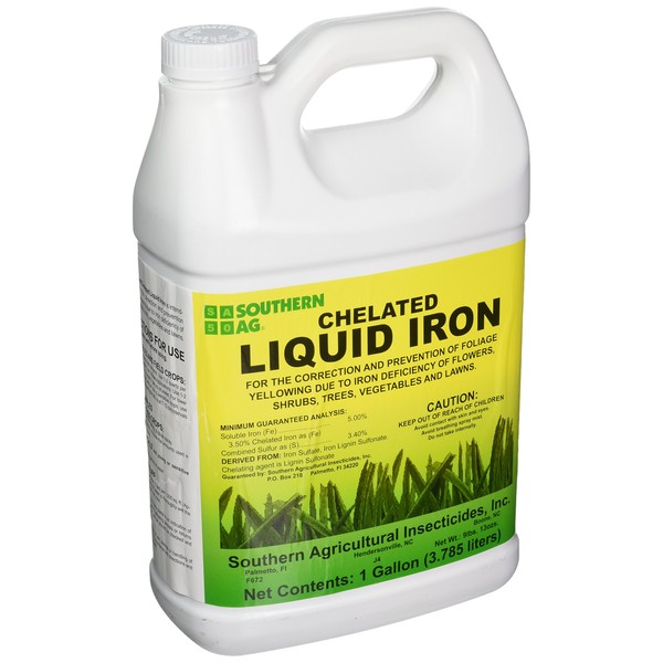 Southern Ag Chelated Liquid Iron, 128oz - 1 Gallon
