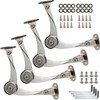 AeKeatDa 4 PCS Heavy Duty Lid Stay Hinges Folding Lid