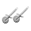 ABOOFAN 2pcs Stainless Steel Rolling Meat Tenderizer Needles with Ergonomic