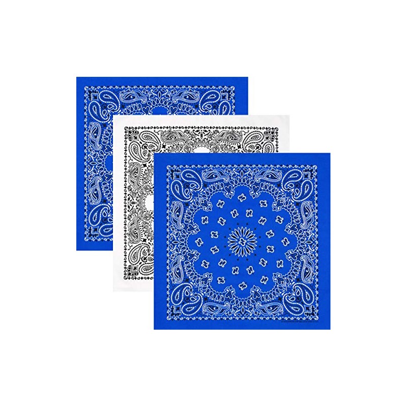 Bandana, Dodger, 3 Piece Set (Dogers paleness Blue) USA Patch