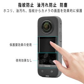 Insta360 X3 Protective Film for Insta360 X3, High Transmittance, LCD Protection, Scratch Prevention, Insta360 One x3 Glass Film, Anti-Fingerprint, Curved Surface Compatible, Reflection Reduction