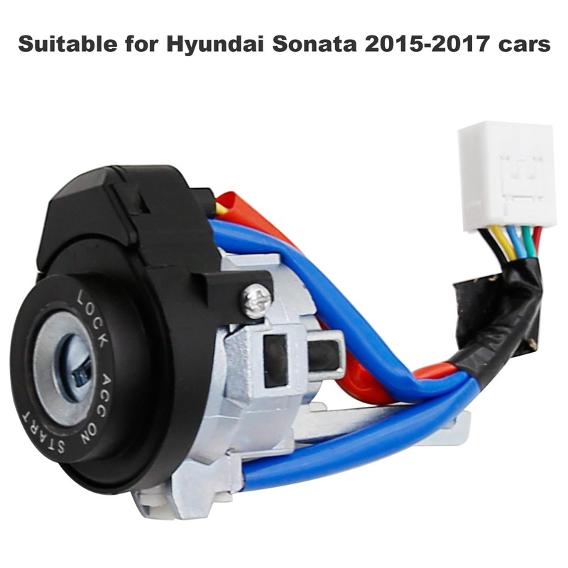 Full Door Lock Ignition Switch Cylinder, Replacement for Hyundai Sonata