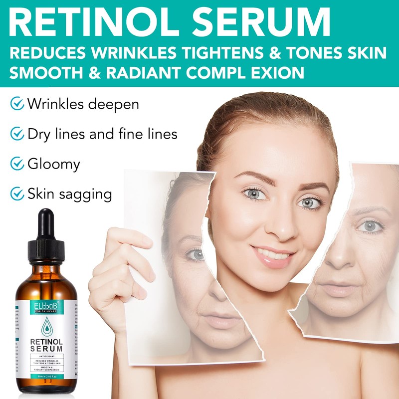 Retinol Serum Face with Retinol, Hyaluronic Acid and Vitamin E