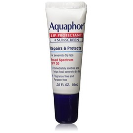 Reparador de labio y protector Aquaphor Lip Repair, protección solar de amplio espectro SPF 30, 0.35 onzas, paquete de de 3