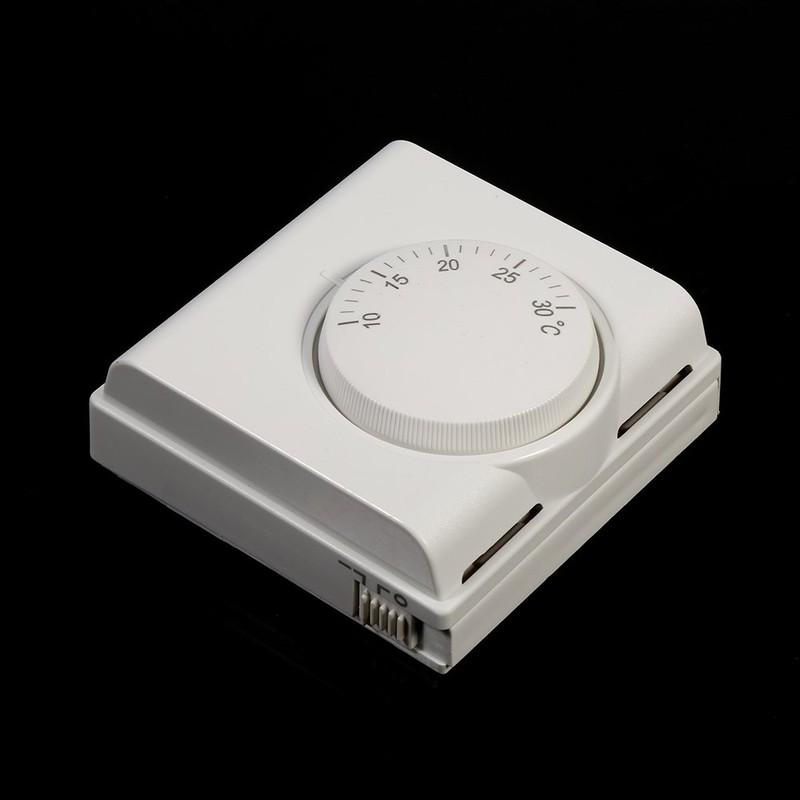 Adjustable Thermostat, Manual Line Volt Thermostat Room Mechanical Temperature Controller