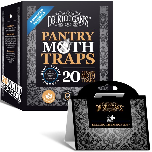 Dr. Killigan's Premium Double Potent Pantry Moth Traps with Pheromones