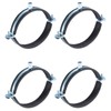 sourcing map 4 Pcs Split Ring Pipe Hanger, 125mm/4.93inch Adjustable