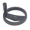 Round Hand Wheel Revolving Knob Handle 2 Spoked Lathe Milling