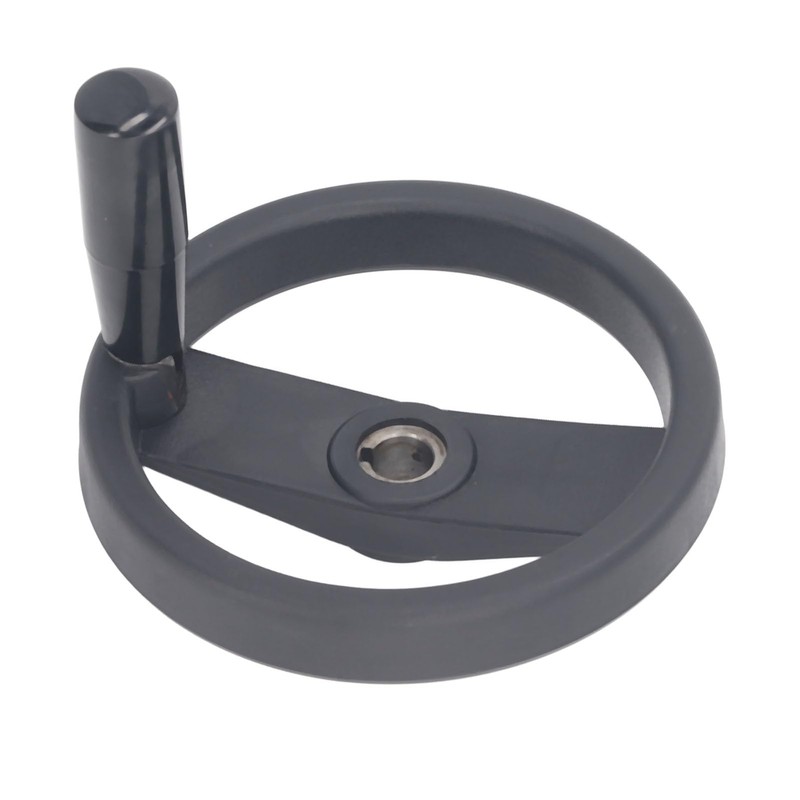 Round Hand Wheel Revolving Knob Handle 2 Spoked Lathe Milling