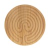 BambooMN Finger Labyrinth for Meditation and Prayer - 6" Diameter