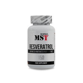 MST Resveratrol hochdosiert 500 mg pro Tagesdosis – 60 vegane Kapseln – antioxidative Polyphenole aus fermentierten Knotweed-Extrakt – Laborgeprüfte Qualität – Ohne Zusatzstoffe – Made in Germany