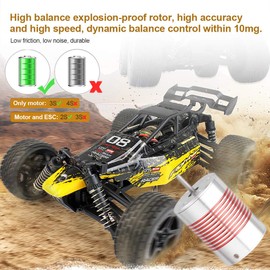 540 Brushless Motor 1/10 3650 5900KV 3.175mm Shaft Waterproof Brushless Motor for 1:10 Scale RC On-Road Car