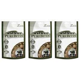 (3) PureBites Beef Liver Freeze Dried Dog Treats 4.2oz Bags. Total 12.6oz