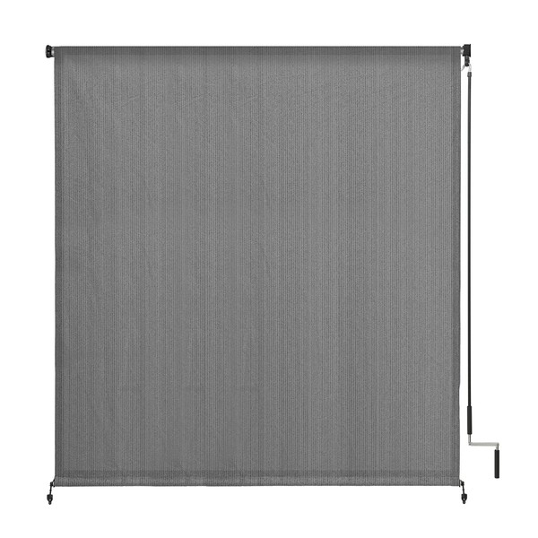 VICLLAX Outdoor Roller Shade Fabric for Porch Gazebo, Patio Cordless