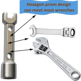 3/4″ (19 mm) Stainless Steel Strut Channel Socket – Hexagonal Design, Marine‑Grade, For 1/2″ Drive Wrenches – Ideal for Unistrut/Strut Channels