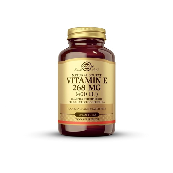 SOLGAR Vitamin E 268 mg (400 IU) - 100 Softgels