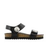 Taos Women's Luckie Black Leather Sandal 7-7.5 M US