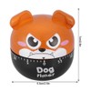 Mechanical Kitchen Timer Cute Dog Shape 55-Minute Countdown Timer No