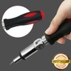 Ratchet Hexagonal Screwdriver, Multi-Screwdriver with 180 Degree Adjustable Handle, 1/4