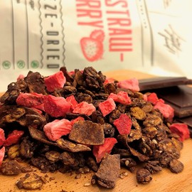 Strawberries Freeze Dried Large Pieces XL 300 g Freeze Dried Strawberries Dried Gluten Free Dried Fruits Dried Strawberries Fresh Pure Strawberry Freeze Dried Strawberry ZingyZoo