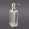 WAIT FLY Acrylic Soap Dispenser with Pump, Soap Bottle, Dish
