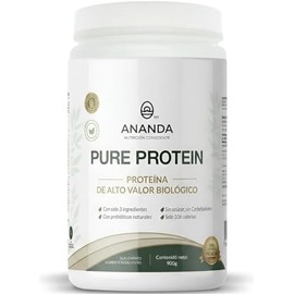 ANANDA NUTRICIÓN - PURE PROTEIN 22 gr de Proteína por Porción en Polvo con Fibra Prebiótica (Inulina) - Suero de Leche con Todos los Aminoácidos Esenciales y BCAA - Whey Protein Hidrolizada 900g.