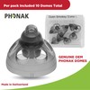 Phonak Open Smokey Dome Large (0.39 inch=10mm) 10 Domes, Genuine