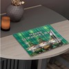 ENLACHIC Bufflao Plaid St. Patrick's Day Placemats Set of 4,