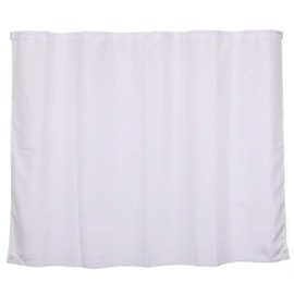 River Dream Snap in Fabric Shower Curtain Liner Replacement - 70W x 54H, White, with Magnets-Detachable Liner,(Fit 71(W) x 74(H) with Window Shower Curtain)