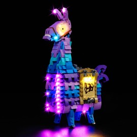 BrickSoul LED Light Kit Compatible with Lego 77071, Lighting Kits Compatible with Fortnite Supply Llama, Lights Only (Model Not Included), Classic Version