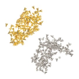 Vaguelly 200Pcs Nail Charms Durable Nail Gems for Women Unique Nail Decorations for DIY Crafts Manicure Jewelries Includes Charms
