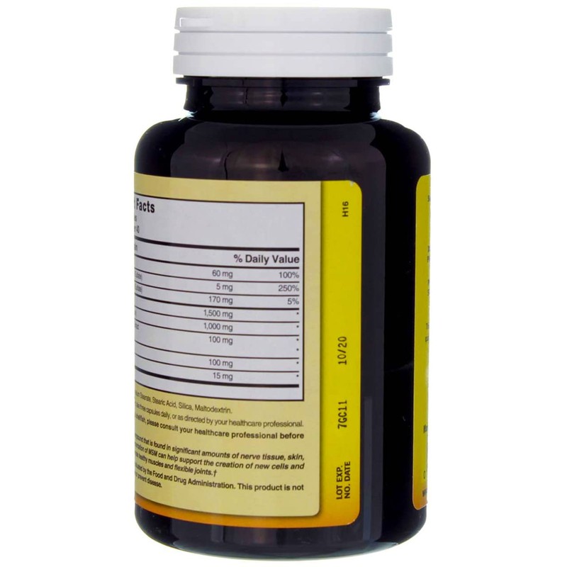 Nature's Blend Glucosamine/MSM Complex Capsules - 120 ct, Pack of