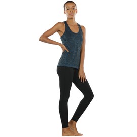 icyzone Workout Tank Tops for Women - Racerback Athletic Yoga Tops, Running Exercise Gym Shirts(Pack of 3)(L, Royal Blue/Purple/Charcoal)