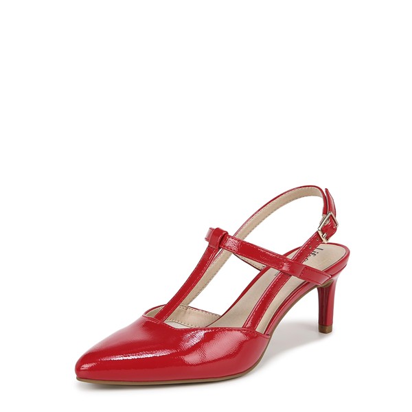 LifeStride Womens Aire Slingback Pump Fire Red Patent 9 M