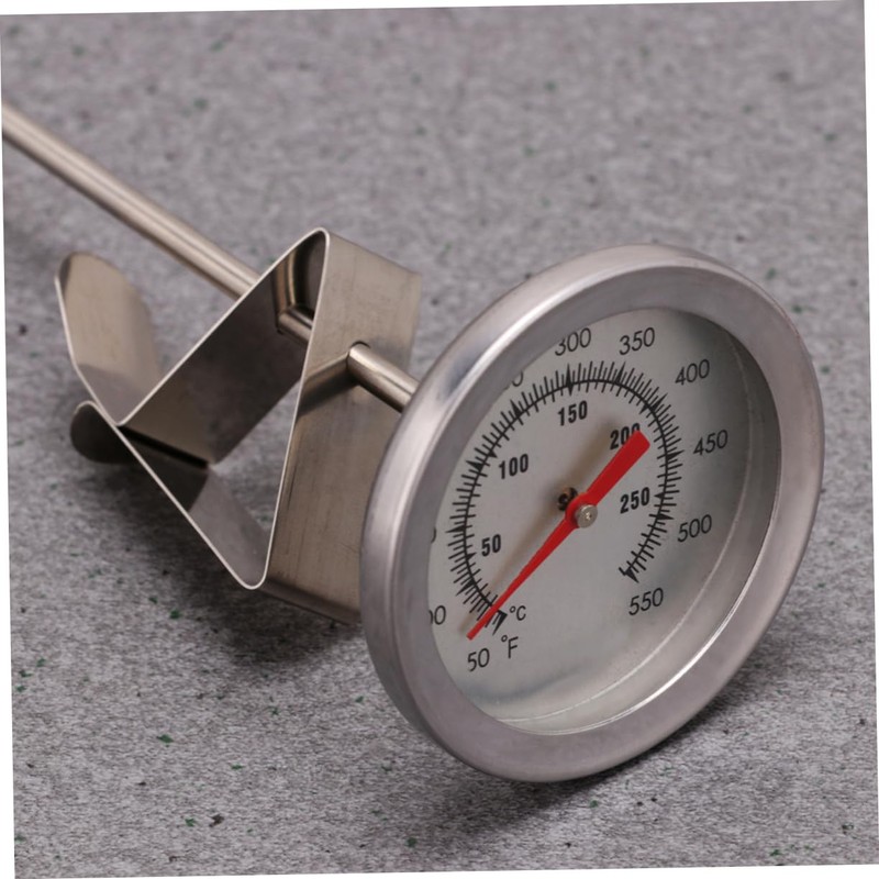 iplusmile 1pc Stainless Steel Dial Thermometer Barbecue Food Thermometer for