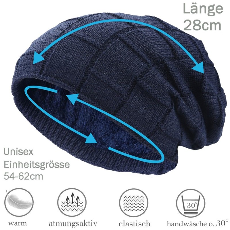 Hatstar Warm Lined Women's Beanie | Men's Hat Winter Hat
