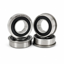 DEEG Flange Ball Bearing ID 3/4" x OD 1-3/8" for Lawn Mower Front Wheel