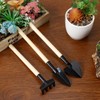 Garneck 8 Sets Mini Gardening Tools with Metal Rake Trowel