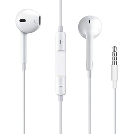[TOMPOL] 3.5 mm wired earphones, earphones, enhanced deep bass, noise cancelling, durability, ergonomic design, noise canceling earphones, perfect for commuting, meetings, work, games, compatible with