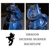 Dragon Incense Burner - Ceramic Backflow Waterfall Burner with Dragon