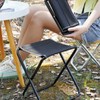 BAGOTT Taburete Plegable, Portátil Silla Plegable de Camping de 11