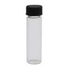 144 Pack Small Glass Vials with Screw On Cap, 1
