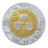 Ripple Coin XRP Cryptocurrency Coin, Collector's Coin with Clear Protective